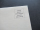 BRD 1966 Portofreiheit Gebühr Bezahlt Beim Postamt Menden (Sauerland) Stadtverwaltung Menden Wahlbenachrichtigung - Covers & Documents