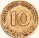 Germany Federal Republic - 10 Pfennig 1968 G, KM# 108 (#4633) - 10 Pfennig