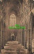 R585797 Westminster Abbey. Nave West. Valentine. Carbotype Series - Monde