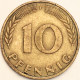 Germany Federal Republic - 10 Pfennig 1969 F, KM# 108 (#4635) - 10 Pfennig