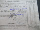 Delcampe - Ungarn 1919 GA / Postanweisung Postautalvany Mit 1x Zusatzfrankatur Rückseitig Violetter Stempel - Lettres & Documents