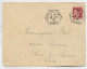 PAIX 50C LETTRE C. HEX PERLE  ST VALERY C PN °7 28.10.36 SOMME - Handstempel