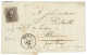 L. (manque) Affr. N°14A PLI D'ACCORDÉON Lpts De MENIN/1865 Pour Pecq. RR - 1863-1864 Medallions (13/16)