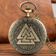 Montre Gousset NEUVE - Valknut Symbole Viking - Taschenuhren