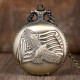 Montre Gousset NEUVE - Aigle Et Drapeau Américains USA Etats-Unis American Eagle - Watches: Bracket
