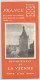 Guide Touristique Avec Carte De La Vienne Poitou Poitiers Civray Civaux Chauvigny Saint Savin Loudun .... - Dépliants Touristiques