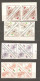 Dominican Republic: Full Set 8 Mint Imperforated Stamps In Block Of 4, Summer Olympic Games, 1957, Mi#613-20 MNH - Unused Stamps