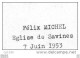 510Bf   Image Pieuse église De Savines (05) Felix Michel En 1953 - Religion & Esotérisme