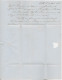 FRANCE N° 14 TOUCHE PC 2128 AMBULANT  ESSAI MONTPELLIER A CETTE 1855 LETTRE COVER B/TB - Poste Ferroviaire