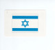 Chromo/carte Plastifiée Moderne ISRAEL Jerusalem Asie Asia Drapeau Flag Plan Map 90 X 58 Mm RRR TB - Autres & Non Classés
