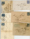 6 ETIQUETTES LITHO ENSEMBLE DFT PERIODE SAGE VOIR LES SCANS - 1876-1898 Sage (Type II)