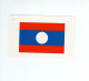 Chromo/carte Plastifiée Moderne LAOS Vientiane Asie Asia Drapeau Flag Plan Map 90 X 58 Mm RRR TB - Sonstige & Ohne Zuordnung