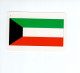 Chromo/carte Plastifiée Moderne KOWEIT Koweit  Asie Asia Drapeau Flag Plan Map 90 X 58 Mm RRR TB - Autres & Non Classés