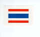 Chromo/carte Plastifiée Moderne THAÏLANDE Thailand Bangkok Asie Asia Drapeau Flag Plan Map 90 X 58 Mm RRR TB - Sonstige & Ohne Zuordnung