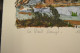 Dessin Peinture Aquarelle Le Vieil-Baugé, Maine Et Loire (secteur Saumur) Signé Et Daté 1986. Numéroté - Drawings