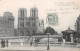 75-PARIS NOTRE DAME ET QUAI SAINT MICHEL-N°4226-C/0363 - Notre Dame De Paris