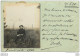 CARTE PHOTO COLLEE  ENVOYEE DES ENVIRONS DE COMPIEGNE  PENTECOTE 1910 - Autres & Non Classés
