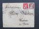 BRIEF Praha Knínice Boskovice OR 1923 Kaligrafie // Aa0118 - Lettres & Documents