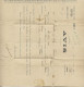 SAGE 15C LETTRE CHEMIN DE FER D'ORLEANS TYPE A USSEL CORREZE 11 MARS 1901 + GRIFFE DE GARE - 1877-1920: Période Semi Moderne