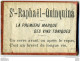 CARTE CYCLISTE PUBLICITE SAINT RAPHAEL QUINQUINA  REGION PARISIENNE COMPLET  PARFAIT ETAT VOIR LES SCANS - Carte Stradali