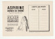 28 . Chartres . Publicite Aspirine  . Les Corporations D'apres Les Vitraux De La Cathedrale . Les Menuisiers - Chartres