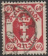 Danzig: 1921, Mi. Nr. 81,  Freimarke: 60 Pfg. Kleines Staatswappen Im Achteck (I).  Gestpl./used - Usados