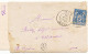 BOITE RURALE TRES JOLIE LETTRE AUX ARMES PETIT SEMINAIRE JURA 1883 POLIGNY BOITE RURALE M = NOTRE DAME DE VAUX SCANS - 1877-1920: Période Semi Moderne