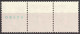 Schweiz Suisse 1939: 3er-Streifen Landi-Rollenmarken Zu Z25a Mi W8 Mit N° O8230 **/* MNH/MLH (Zu CHF 19.00) - Coil Stamps