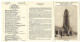 Publicite  -  Depliant Notice  Ossuaire De Douaumont - Verdun 55  Inaugure Le 7 Aout 1932 Sous La Presidence   Mr Lebrun - Publicités