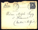 LETTRE DE BAD NAUHEIM - 1881 - 20pf BLEU POUR BEAUCOURT (BELFORT)  - Covers & Documents