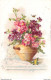 CPR LITHO  ART NOUVEAU FLEURS FLOWERS ILLUSTRATEUR C. KLEIN - - Fleurs