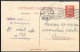 Estonia Tallinn Jaani Church 5c Postal Stationery Card Mailed To Rakvere 1932 - Estonie