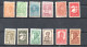 Russia 1929 Old Set Definitive Stamps (Michel 365/73+375/77) MLH - Neufs