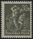 243I Freimarke Arbeiter 30 Mark Mit PLF I Gebrochene 3 Der 30, Feld 8, ** / MNH - Variétés & Curiosités