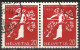 Schweiz Suisse 1939: Rollenpaar Zu Z27f = 230yR.01+238yR Mi W23 = 346yR+354y Mit N° P0930 ⊙.39 (ZÜRICH) (Zu CHF 140.00) - Rollen