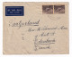 Australia  1936 Australie Sydney New South Wales Ornithorynque Platypus Zurich Switzerland - Covers & Documents