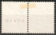 Schweiz Suisse 1939: Rollenpaar Zu Z26f = 229yR.01+237yR Mi W17 = 345yR+353y Mit N° O1570 Wellen-⊙ (Zu CHF 54.00) - Rouleaux
