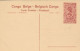 ZAC BELGIAN CONGO  TENNIS PPS SBEP 62 VIEW 77 UNUSED - Stamped Stationery