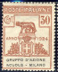 1924 - Enti Parastatali - Gruppo D'Azione Scuole - Milano - 30 C. Bruno  Nuovo Mlh (Sassone N.40) 2 Immagini - Franchise