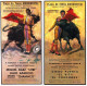 Lot 5 Cartes -  Affiches De Corrida - Format 10.5 X 20.5cm - Parfait Etat - Stierkampf