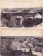 68 - Haut Rhin - LOT 2 CARTES - DANNEMARIE -  Vue Prise Du Clocher - Direstion La Gare Et Direction Gomersdorff  - Dannemarie