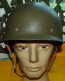 CASQUE MILITAIRE LEGER DE L'ARMEE B.W ALLEMAGNE DE L'OUEST TYPE O.T.A.N , U.S , TAILLE 59-61,PEU SE PORTER POUR REMPLACE - Headpieces, Headdresses