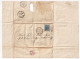 Lettre 1869 SANT'ANGELO In PONTANO  RECANATI Italie Italia Vittorio Emanuele II Francobollo - Oblitérés