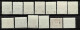 SHS - Bosnia 1919 Complete Porto Set Michel 14-26 Mint Never Hinged (**) - Unused Stamps