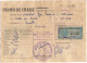 FRANCE CARTE PERMIS DE CHASSE AVEC TIMBRES DE 1951 A 1954 - Lettres & Documents