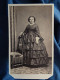 Photo CDV A. Faure, Amiens - Femme En Pied, Robe à Crinoline, Mme Antoine, Second Empire Ca 1865 L680 - Anciennes (Av. 1900)