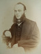 Photo CDV A. Bernier, Brest - Homme Aux Longs Favoris, Portrait Nuage Second Empire, Ca 1860-65 L680 - Anciennes (Av. 1900)