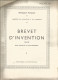 BREVET D'INVENTION  1958  JEU DE SOCIETE  Mr MACON à DOMPIERRE - Documents Historiques