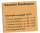 ALLEMAGNE BRD CARNET YT N° 589 A 592 NEUF ** SPORTS JEUX OLYMPIQUES 1972 - Summer 1972: Munich