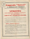 Feuillet Publicitaire  AGRICOLE AGRICULTURE  ENGRAIS SERET  GUILLANCOURT  Somme - Publicités